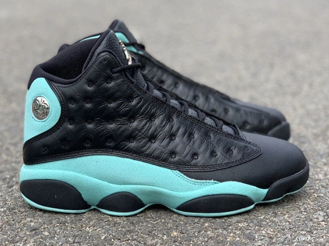 Jordan 13 Retro 414571-030 Black Air Island Green 0715